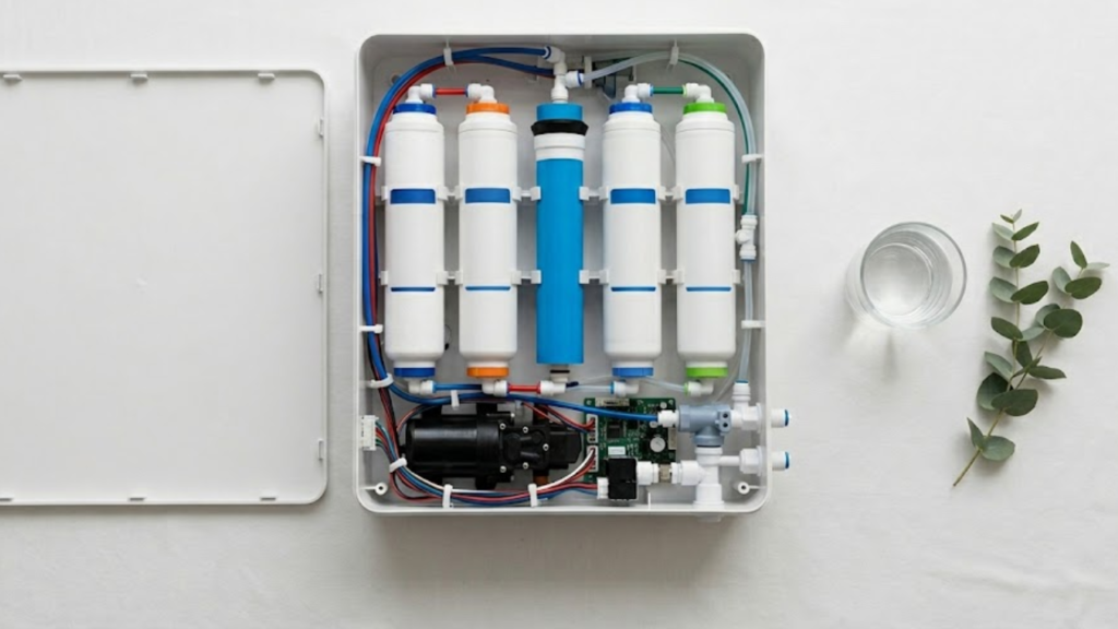 MTDS in RO purifier internal components Bangalore